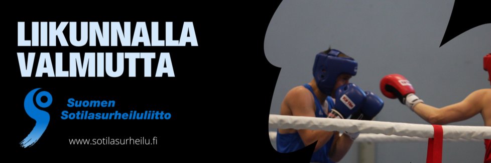 Suomen Sotilasurheiluliitto ry's banner