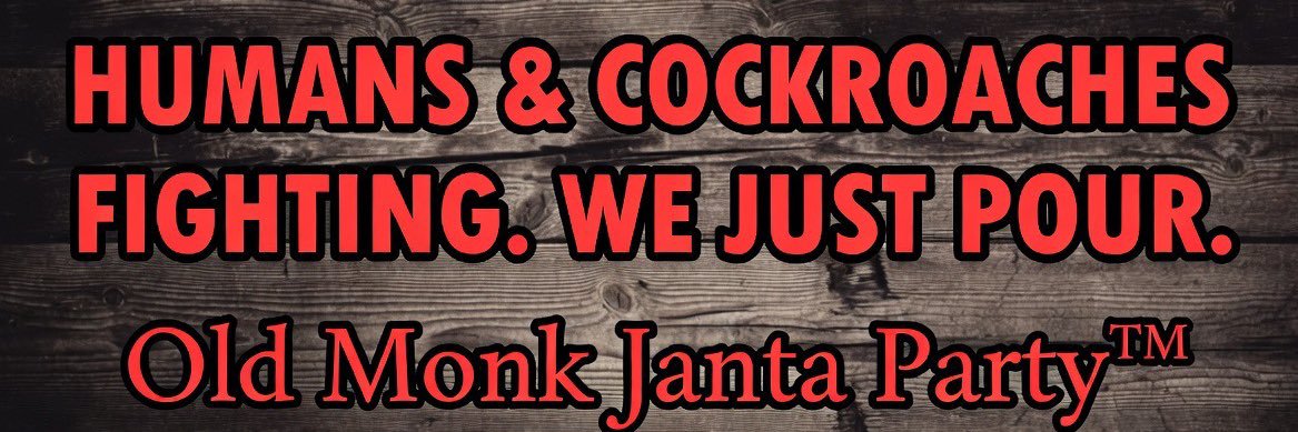 Old Monk Janta Party banner