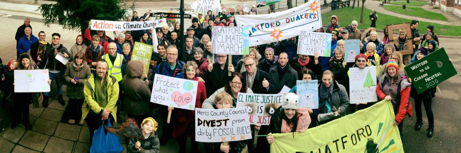 Divest Herts banner