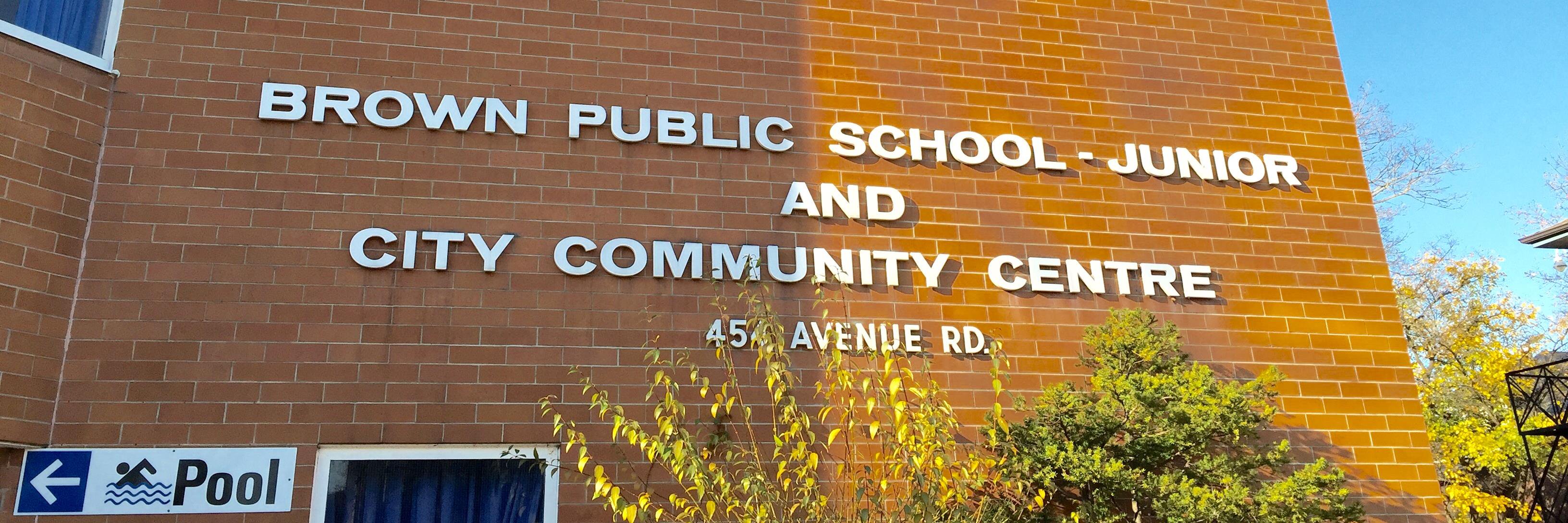 Brown Public School banner