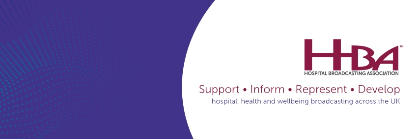 Hospital Broadcasting Association banner