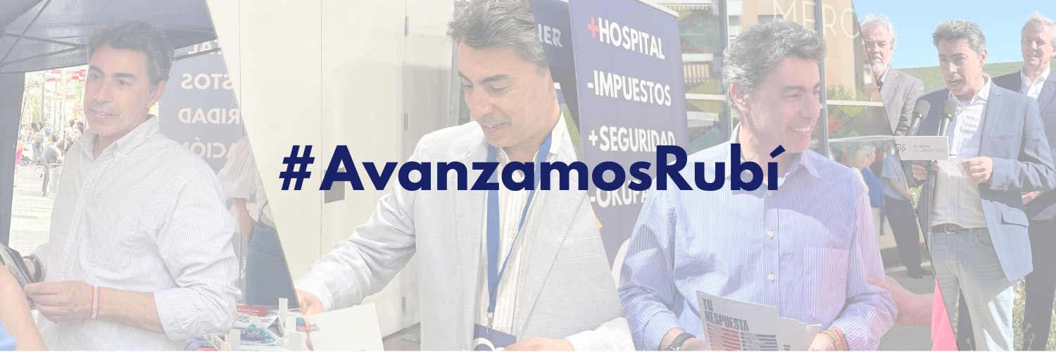Partido Popular de Rubí banner