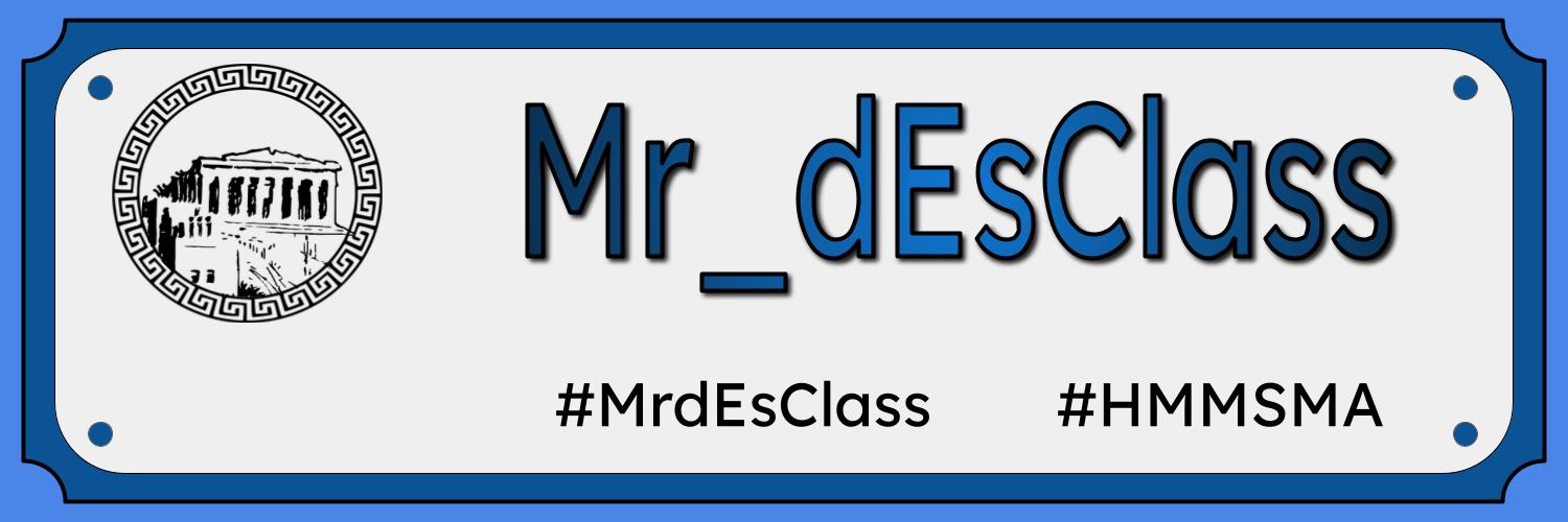 Mr. d'E's Class banner