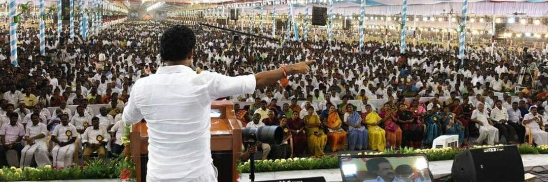 Anbil Mahesh's banner