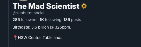 MadScintst's profile banner image