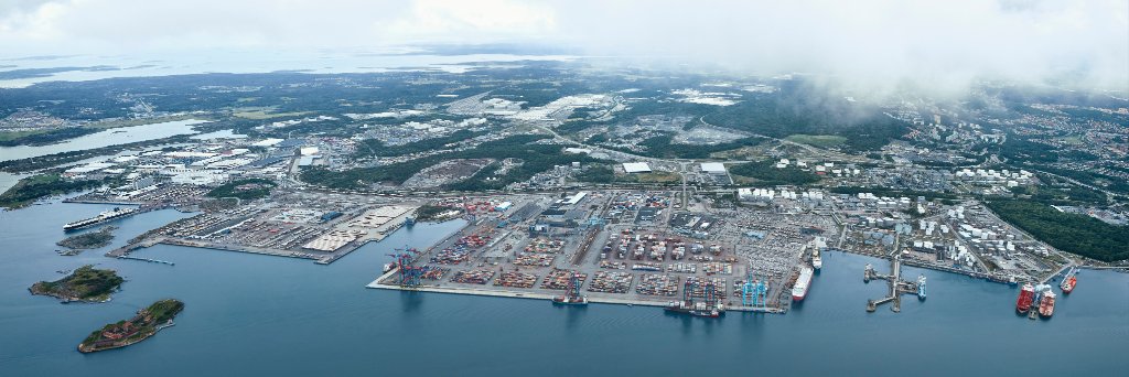 Port of Gothenburg banner