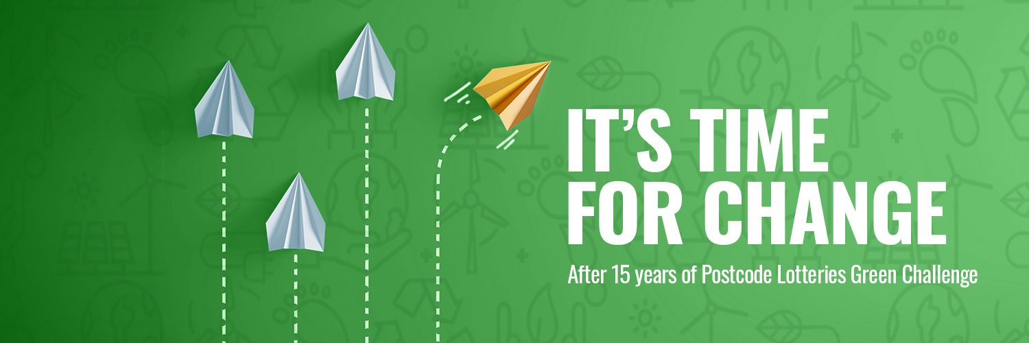 Postcode Lotteries Green Challenge banner