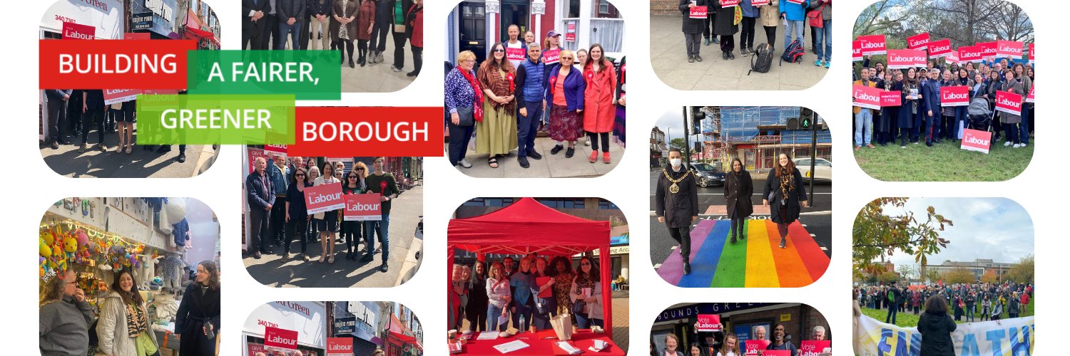 Haringey Labour's banner