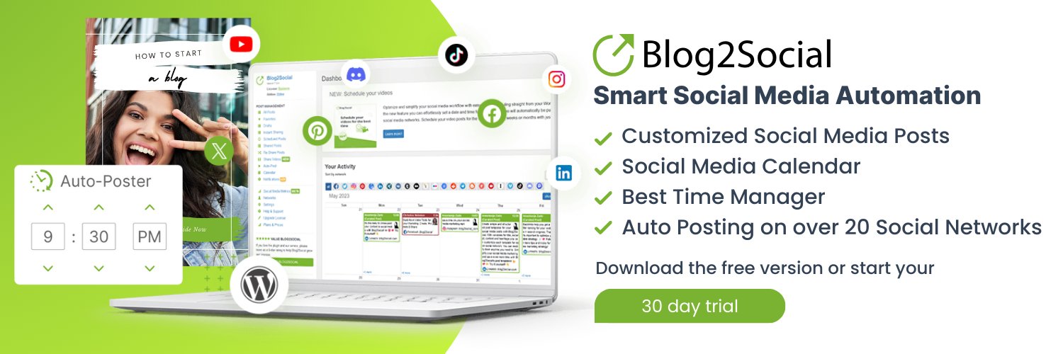 Blog2Social_com's profile banner image