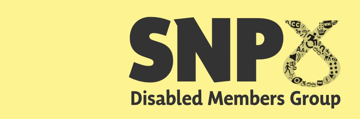 SNP Disabled Members Group banner