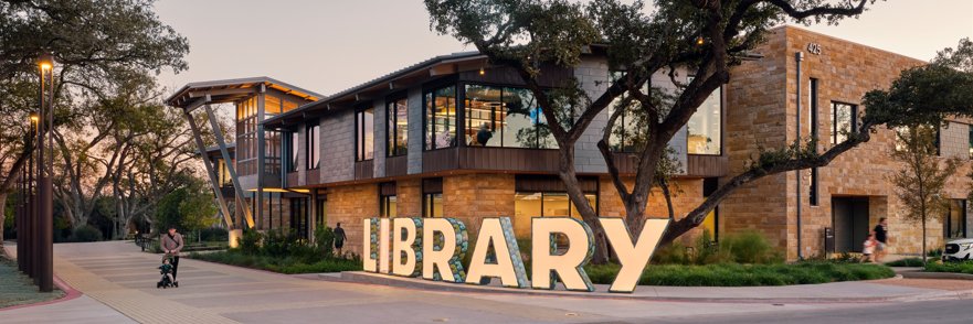 Cedar Park Library banner