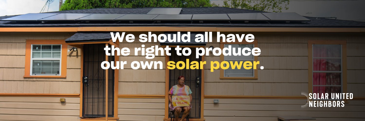 Solar United Neighbors's banner
