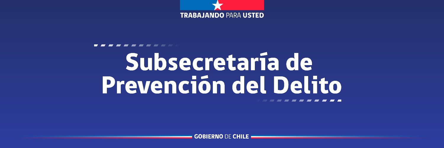 Subsecretaría de Prevención del Delito banner
