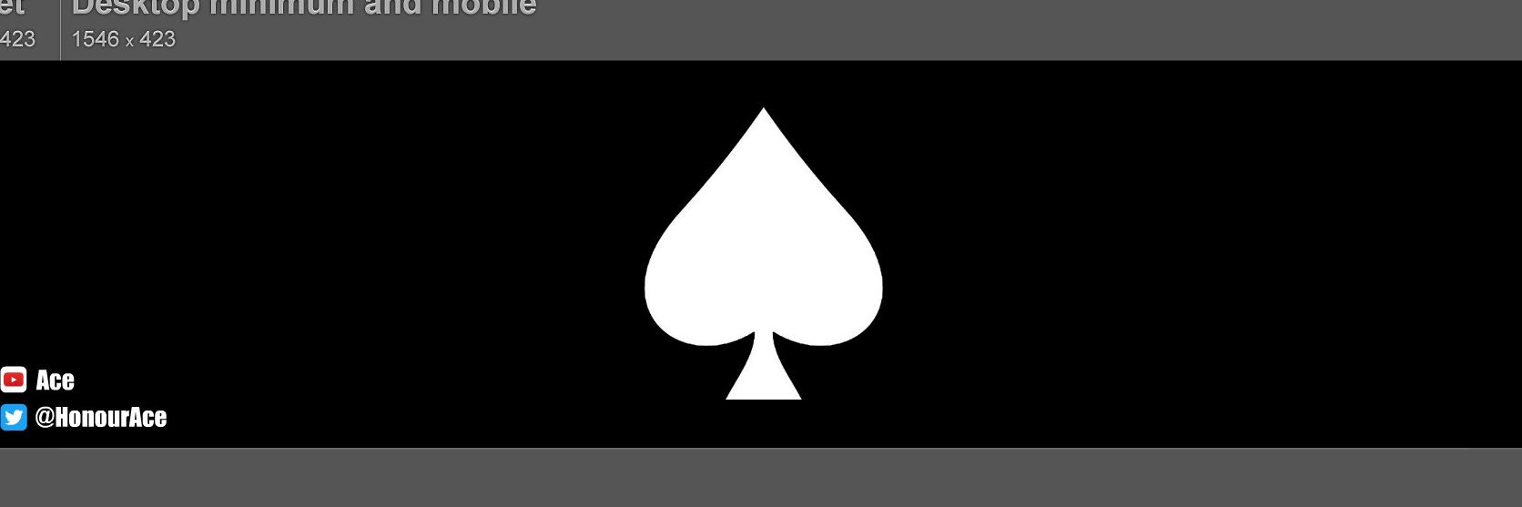 HonourAce's profile banner image