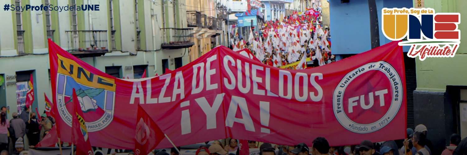 UNE NACIONAL banner