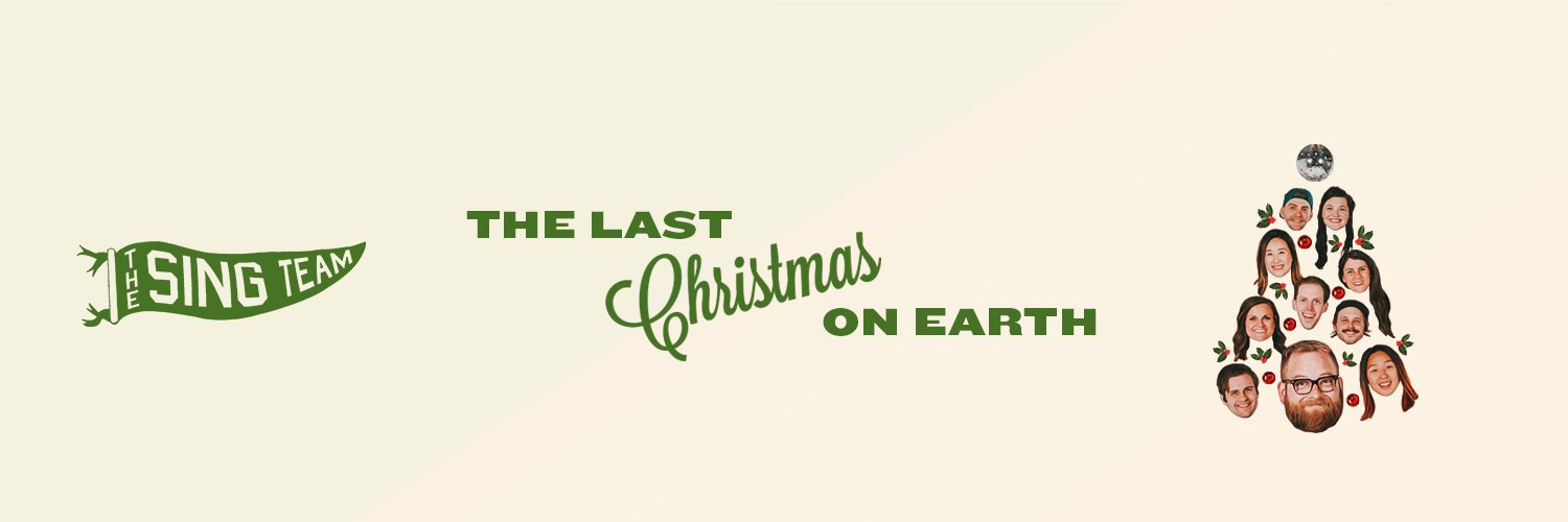 The Sing Team! banner