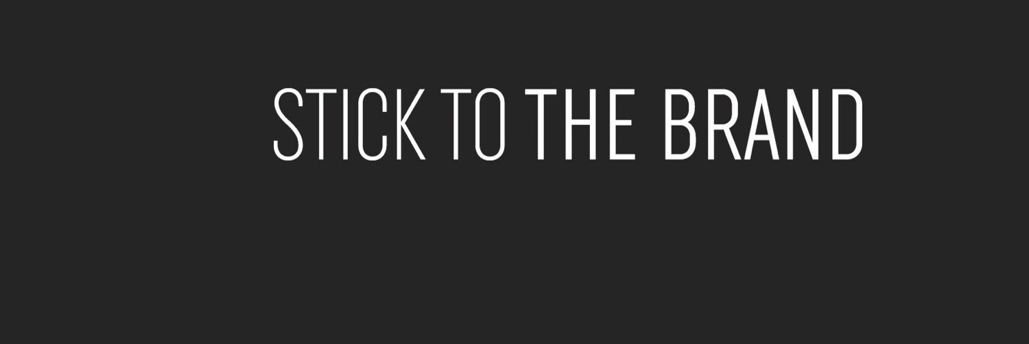 sticktothebrand's profile banner image