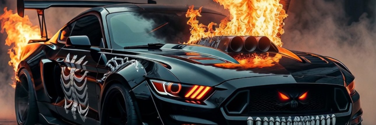 Mustang Reaper/Fuck Maga banner