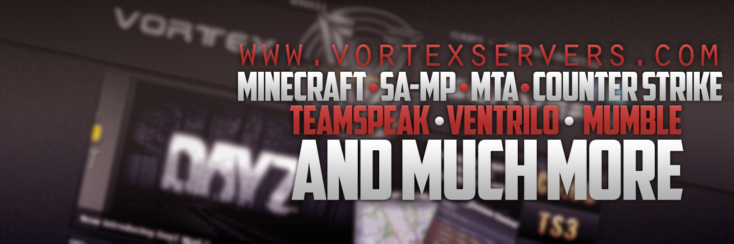 Vortex Servers, LLC banner