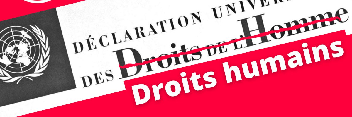 Droits humains pour tou·te·s banner