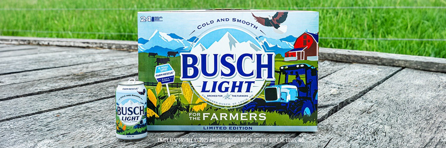 Busch Beer's banner