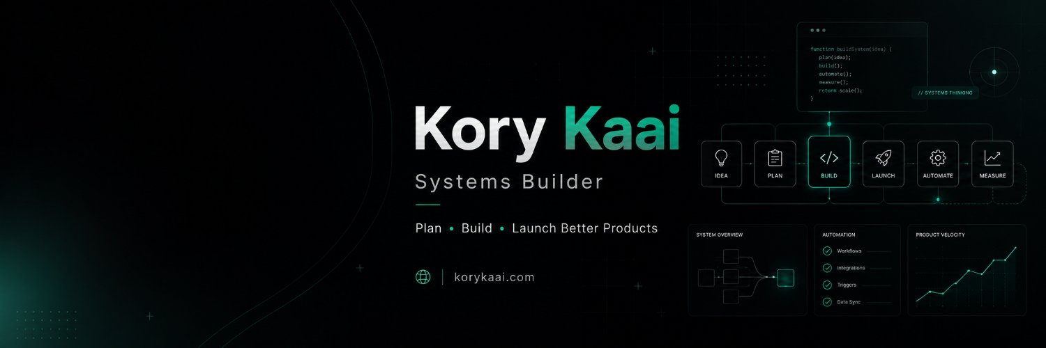 KoryKaai's profile banner image