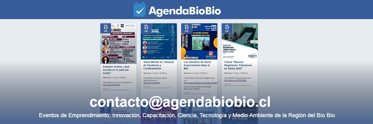 AgendaBioBio banner