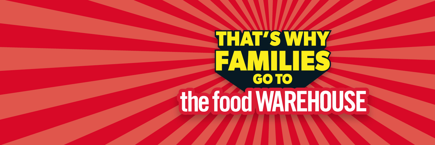 The Food Warehouse banner