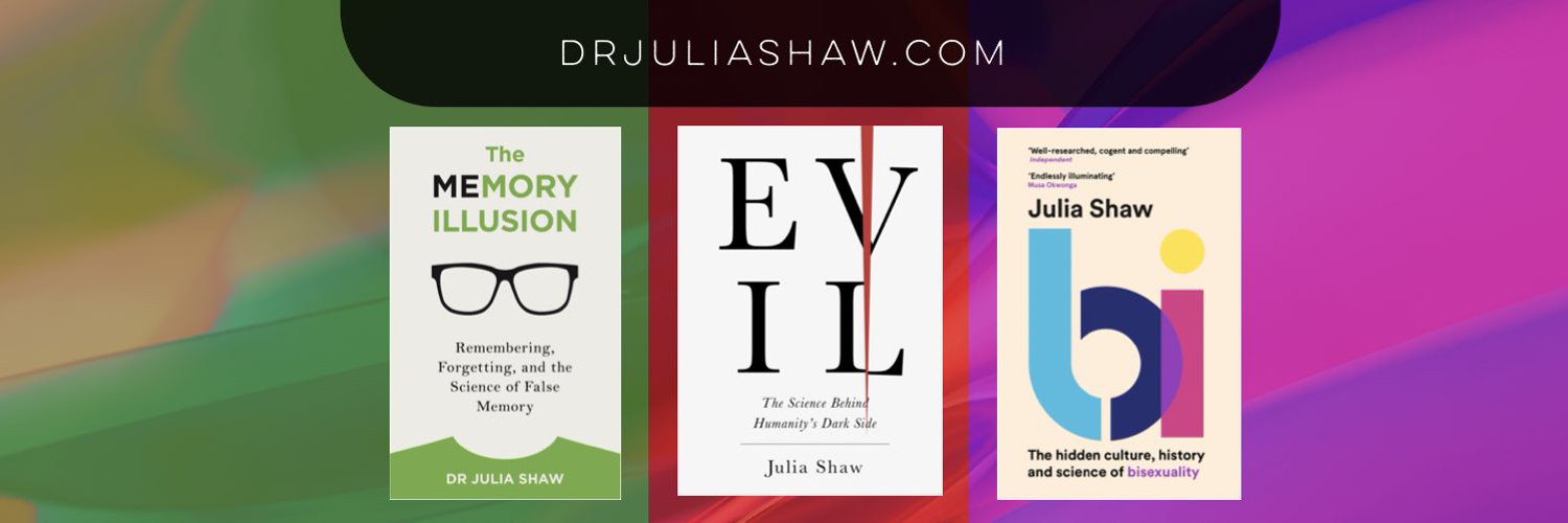 Dr Julia Shaw Profile Banner