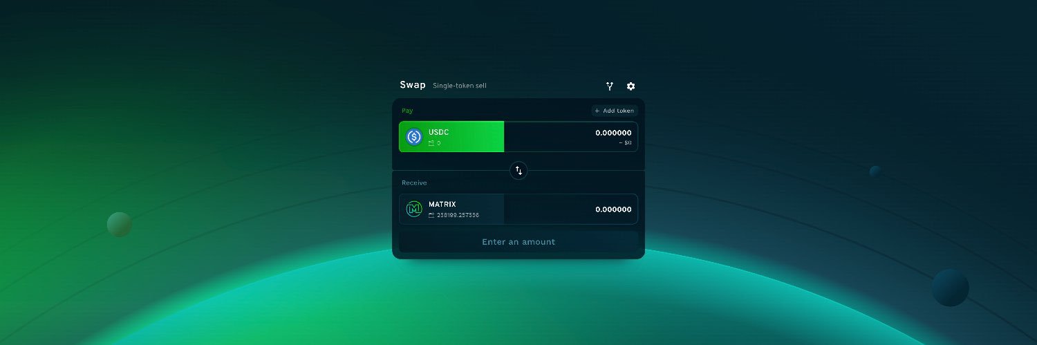 Matrixswap_app's profile banner image