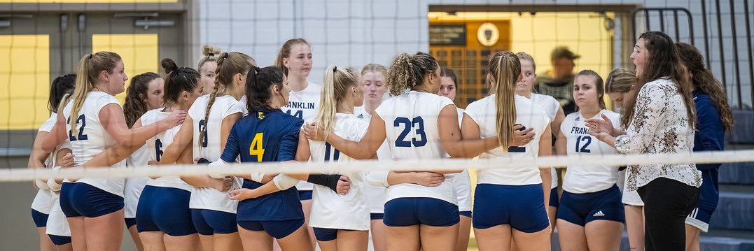 Franklin College Volleyball banner