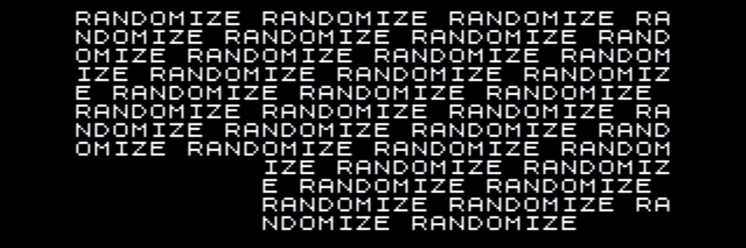 randomize ░ creative banner
