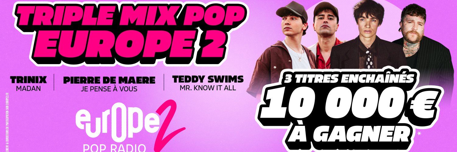 Europe 2 | Pop Radio banner