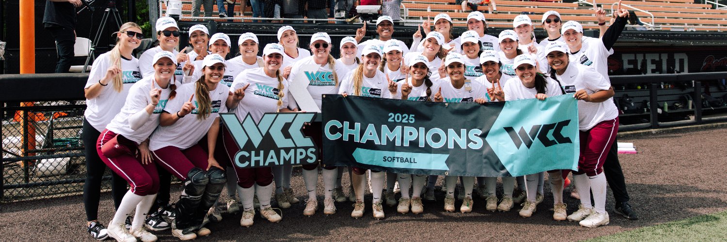 Santa Clara Softball's banner