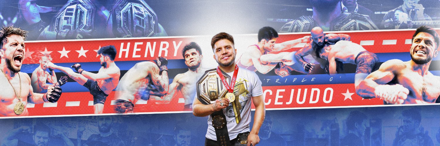 Henry Cejudo's banner