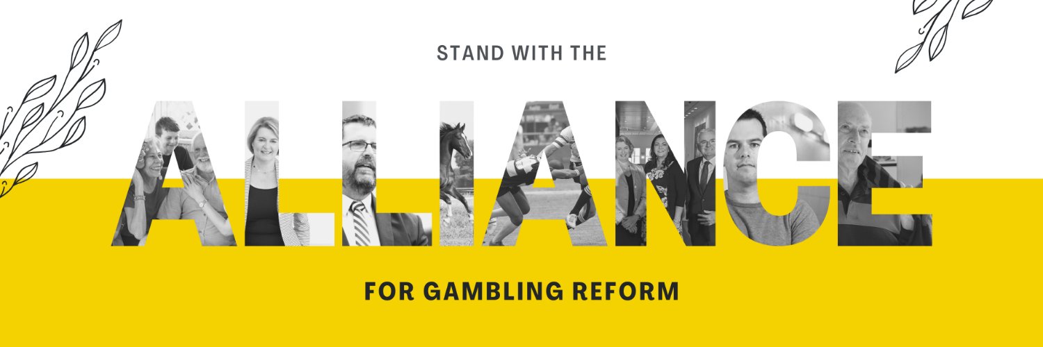 Alliance for Gambling Reform banner