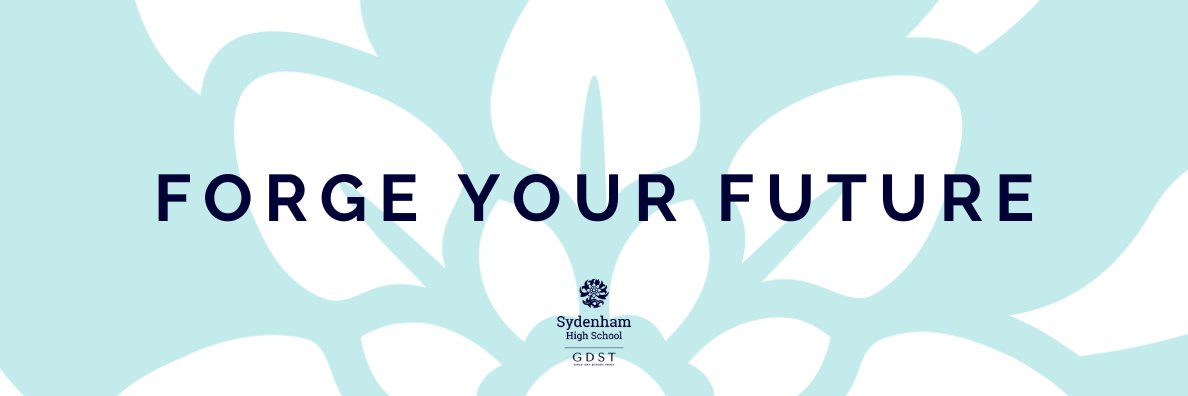 Sydenham High School GDST #fearnothing banner