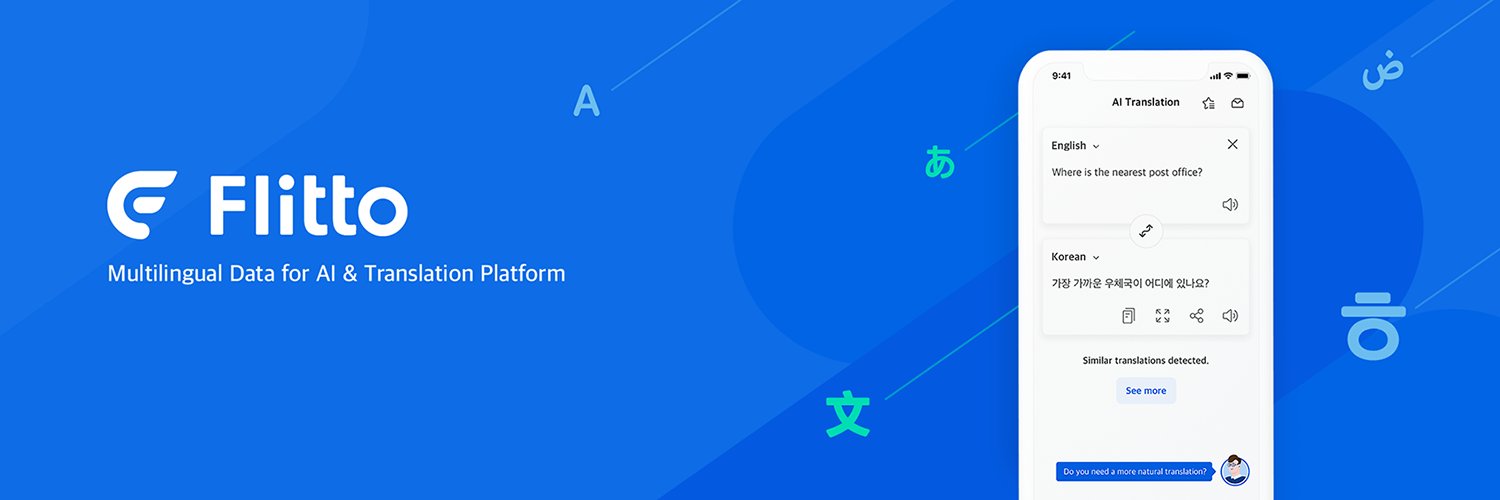 FLITTO, AI Live Translation & Multilingual Data banner
