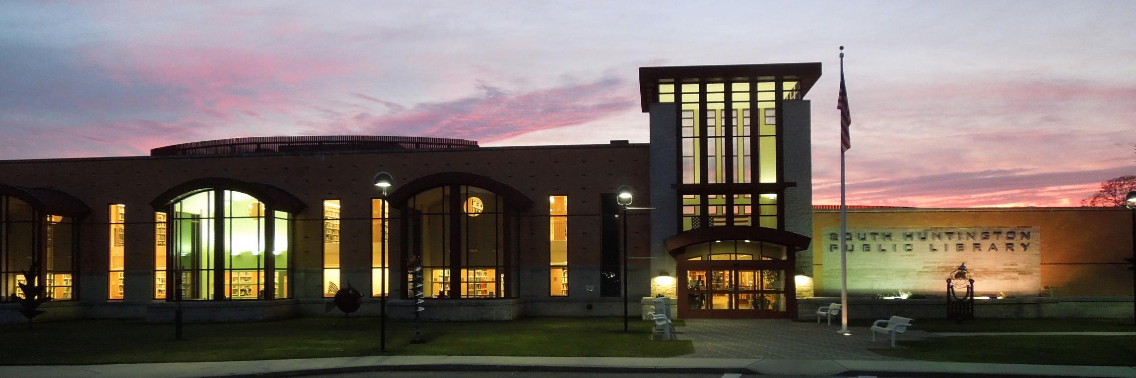 South Huntington Lib banner