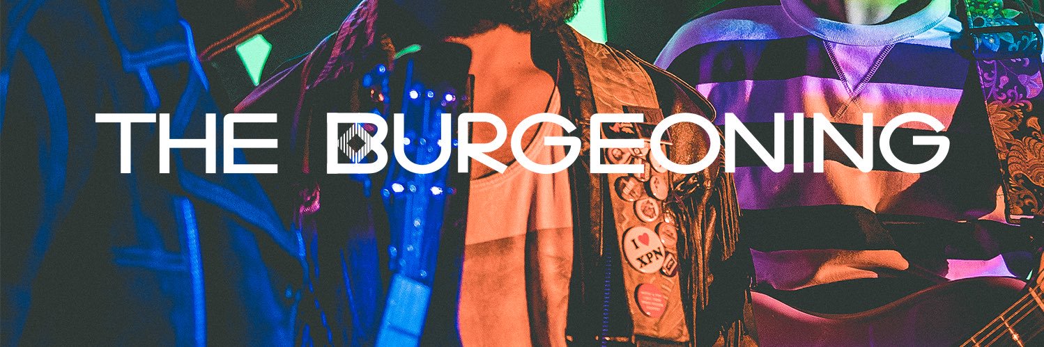 THE BURGEONING banner