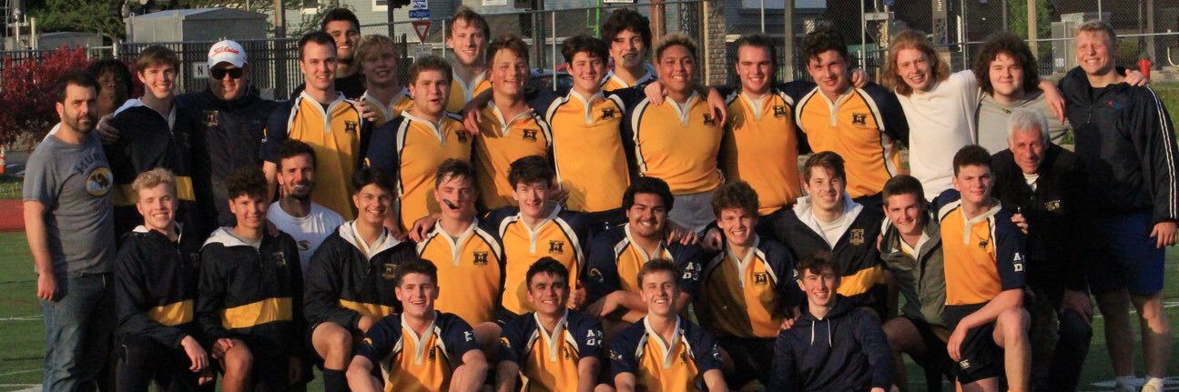 Marquette High Rugby banner