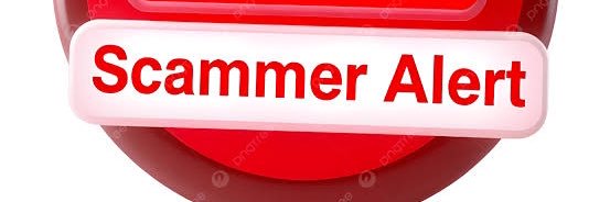 ‼️ SCAMMER ALERT‼️ banner