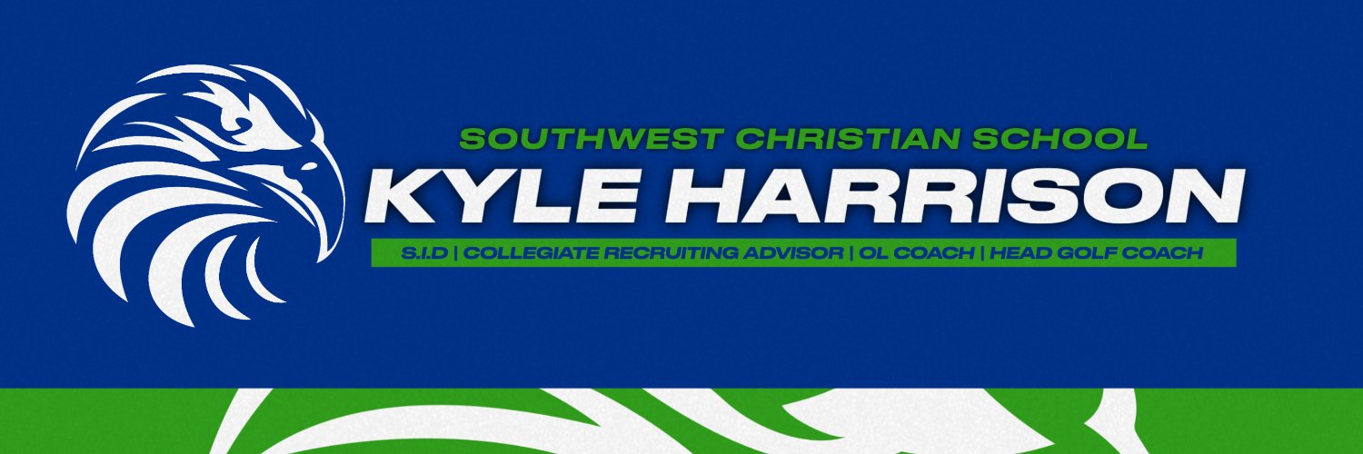 Coach Kyle Harrison's banner