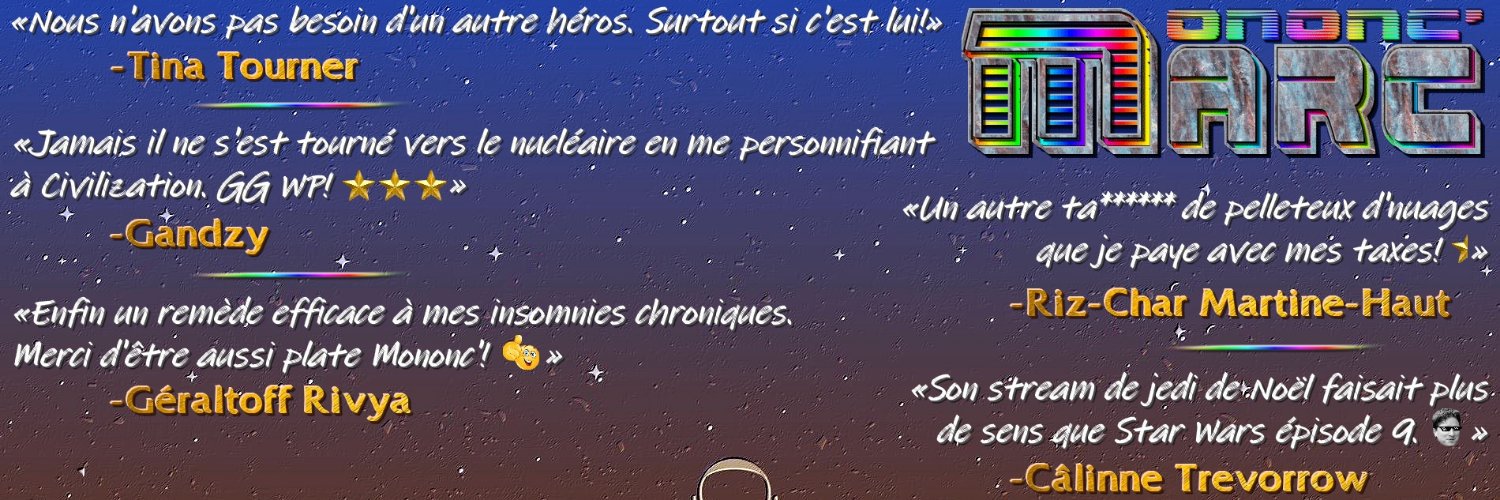 MononcMarc's profile banner image