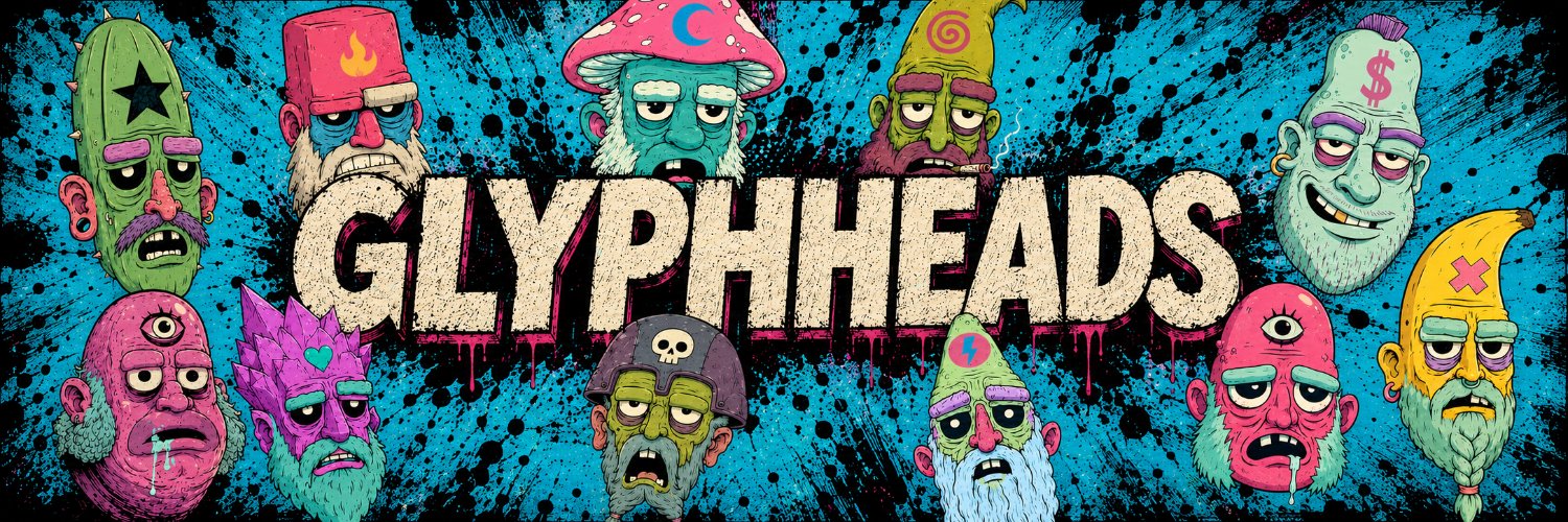 GLYPHHEADS banner