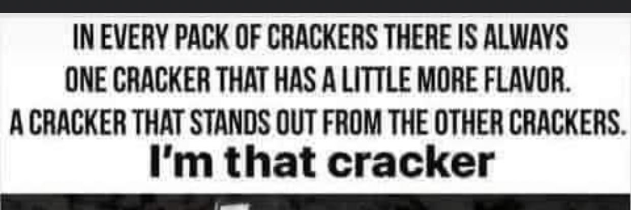 Crackers me crackers banner