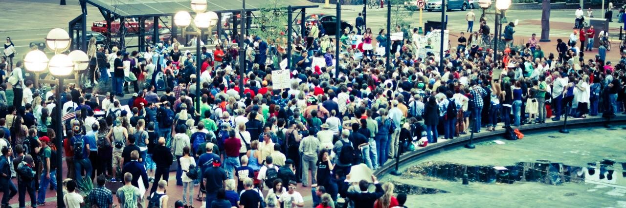 Occupy Minnesota banner