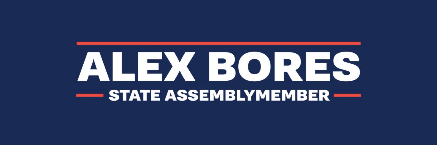 Alex Bores's banner