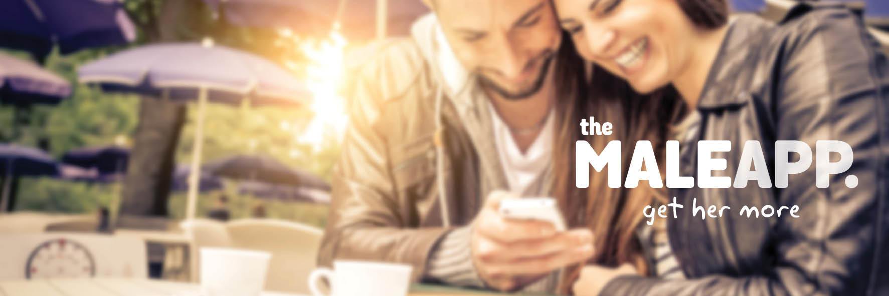 The Male App banner