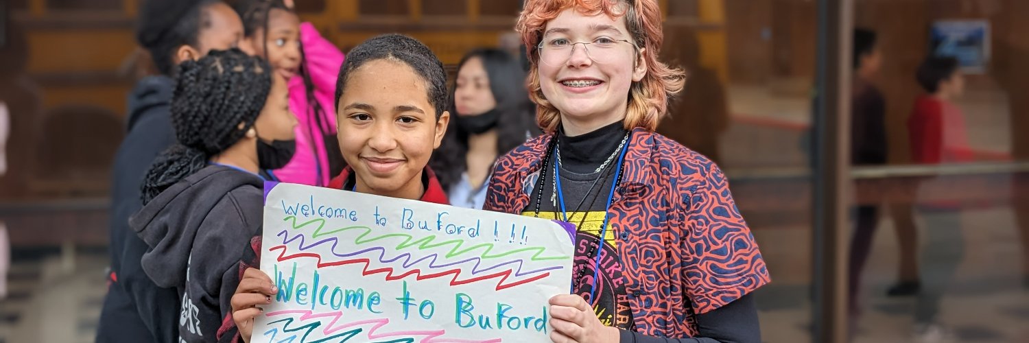 Buford Middle School banner